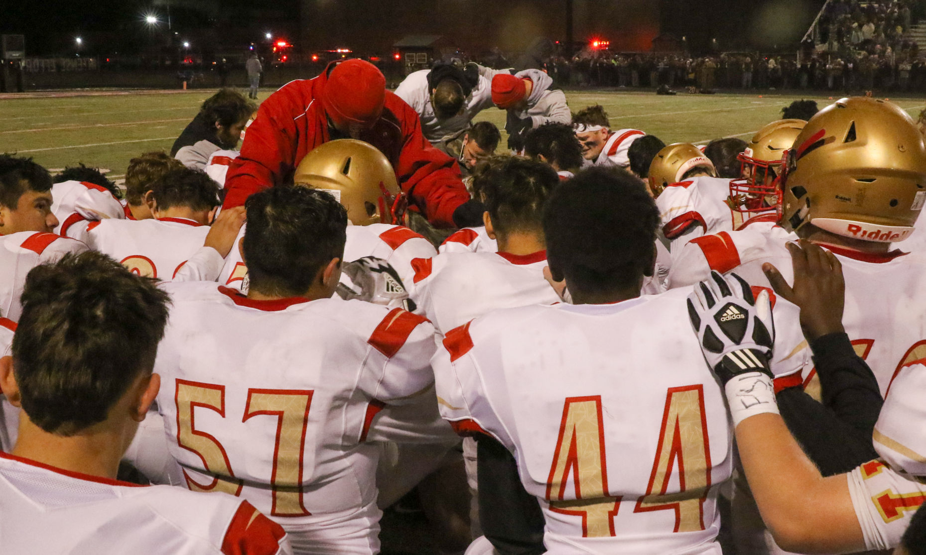 Andrean plays Eastbrook in the 2A semistate football game